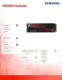 Dysk SSD 990PRO Heatsink NVMe 1TB Samsung