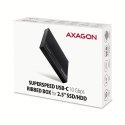 EE25-GTR Obudowa zewnętrzna aluminiowa USB3.2 Gen 2 - SATA 6G 2.5" SSD/HDD AXAGON