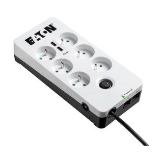 Listwa antyprzepięciowa Protection Box 6 Tel@ USB FR Eaton