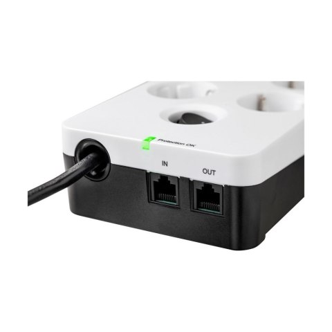Listwa antyprzepięciowa Protection Box 6 Tel@ USB FR Eaton