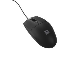 Mysz Ruff Plus 1200 DPI 1.8m czarna Natec