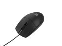 Mysz Ruff Plus 1200 DPI 1.8m czarna Natec