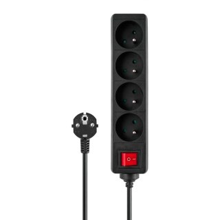 Listwa zasilająca 4 gniazda, 3 m, LZ-14 Savio