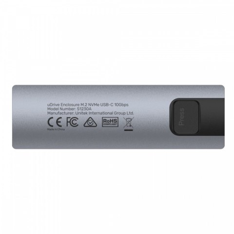 Obudowa Dysku M.2 NVMe/SATA 10Gbps; S1230A Unitek Obudowa Dysku M.2 NVMe/SATA 10Gbps; S1230A Unitek