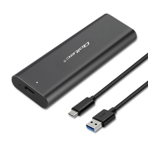 Obudowa | kieszeń do dysków M.2 SATA SSD | NGFF | USB typ C Qoltec Obudowa | kieszeń do dysków M.2 SATA SSD | NGFF | USB typ C Qoltec