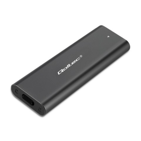 Obudowa | kieszeń do dysków M.2 SATA SSD | NGFF | USB typ C Qoltec Obudowa | kieszeń do dysków M.2 SATA SSD | NGFF | USB typ C Qoltec