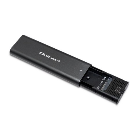 Obudowa | kieszeń do dysków M.2 SATA SSD | NGFF | USB typ C Qoltec Obudowa | kieszeń do dysków M.2 SATA SSD | NGFF | USB typ C Qoltec