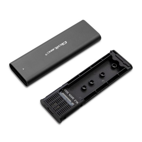 Obudowa | kieszeń do dysków M.2 SATA SSD | NGFF | USB typ C Qoltec Obudowa | kieszeń do dysków M.2 SATA SSD | NGFF | USB typ C Qoltec