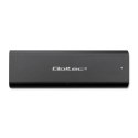 Obudowa | kieszeń do dysków M.2 SATA SSD | NGFF | USB typ C Qoltec