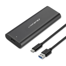Obudowa | kieszeń do dysków M.2 SSD | NVME | PCI-E | USB typ C Qoltec