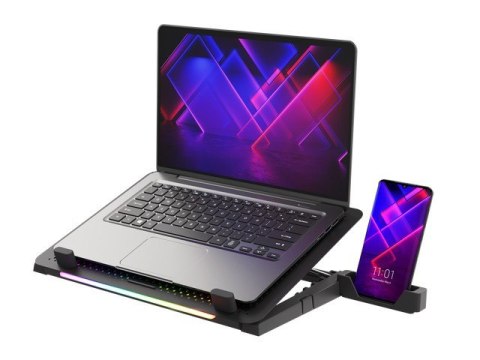 Podstawka pod notebook Genesis Oxid 450 RGB 15.6'' Natec Podstawka pod notebook Genesis Oxid 450 RGB 15.6'' Natec