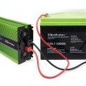 Przetwornica napięcia Monolith | ładowanie baterii | UPS | 1000W | 2000W | 12V na 230V | Czysty Sinus | LCD Qoltec