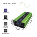 Przetwornica napięcia Monolith | ładowanie baterii | UPS | 2000W | 4000W | 12V na 230V | Czysty Sinus | LCD Qoltec