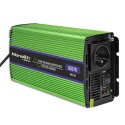 Przetwornica napięcia Monolith | ładowanie baterii | UPS | 300W |600W | 12V na 230V | Czysty Sinus Qoltec