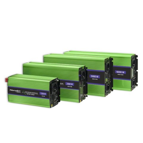 Przetwornica napięcia Monolith | ładowanie baterii | UPS | 300W |600W | 12V na 230V | Czysty Sinus Qoltec Przetwornica napięcia Monolith | ładowanie baterii | UPS | 300W |600W | 12V na 230V | Czysty Sinus Qoltec