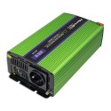 Przetwornica napięcia Monolith | ładowanie baterii | UPS | 300W |600W | 12V na 230V | Czysty Sinus Qoltec