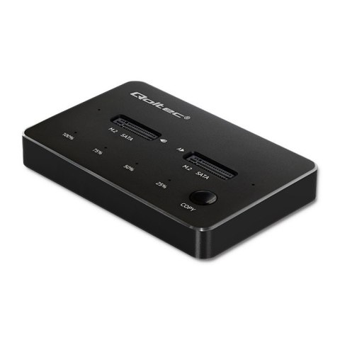 Stacja dokujca dysków 2x SSD M.2 SATA | NGFF | USB typ C Qoltec Stacja dokujca dysków 2x SSD M.2 SATA | NGFF | USB typ C Qoltec