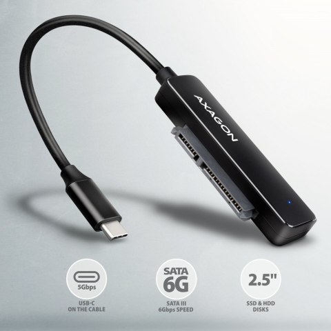 ADSA-FP2C Adapter USB-C 5Gbps SATA 6G 2.5" HDD/SSD FASTPort2 AXAGON ADSA-FP2C Adapter USB-C 5Gbps SATA 6G 2.5" HDD/SSD FASTPort2 AXAGON