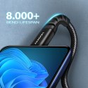 BUCM-CM15AB Kabel USB-C - USB-C 2.0, 1.5m, PD 60W, 3A, ALU, oplot Czarny AXAGON