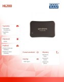 Dysk SSD HL200 512GB USB-C 3.2 Gen2 GOODRAM