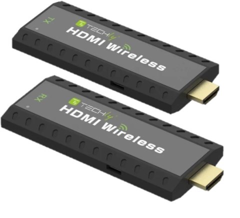Extender bezprzewodowy HDMI 1080p 60Hz, 5.8GHZ Mini Techly
