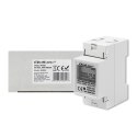 Jednofazowy elektroniczny licznik | miernik zużycia energii na szynę DIN | 230V | LCD | 2P Qoltec