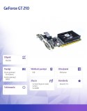 Karta graficzna GeForce GT 210 1GB DDR3 64Bit DVI HDMI VGA Fan LP AFOX