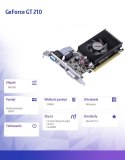 Karta graficzna GeForce GT 210 512MB DDR3 DVI HDMI VGA LP V2 AFOX