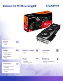 Karta graficzna Radeon RX 7600 Gaming OC 8G GDDR6 128bit 2DP/2HDMI Gigabyte
