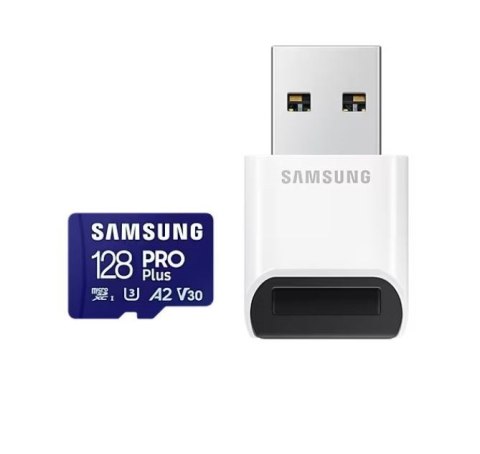 Karta pamięci microSD PRO Plus MB-MD128SB/WW 128GB + czytnik Samsung