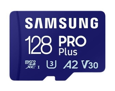 Karta pamięci microSD PRO Plus MB-MD128SB/WW 128GB + czytnik Samsung Karta pamięci microSD PRO Plus MB-MD128SB/WW 128GB + czytnik Samsung