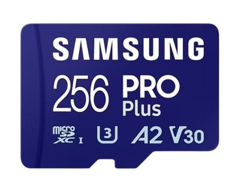 Karta pamięci microSD PRO Plus MB-MD256SB/WW 256GB + czytnik Samsung Karta pamięci microSD PRO Plus MB-MD256SB/WW 256GB + czytnik Samsung