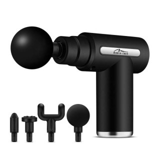 Pistolet do masażu (4 głowice) MASSAGE GUN MT6521 Media-Tech