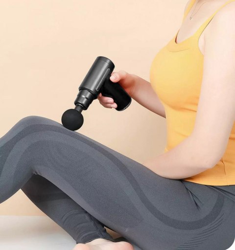 Pistolet do masażu (4 głowice) MASSAGE GUN MT6521 Media-Tech
