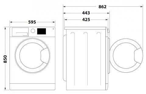 Pralka MTWSC61294WPL Indesit Pralka MTWSC61294WPL Indesit