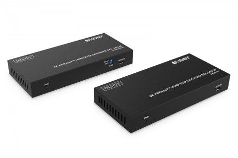 Przedłużacz/Extender HDMI 4K 60Hz 150m po skrętce Cat.6A/7/8 HDBaseT HDCP2.2 IR EDID PoC, zestaw Digitus