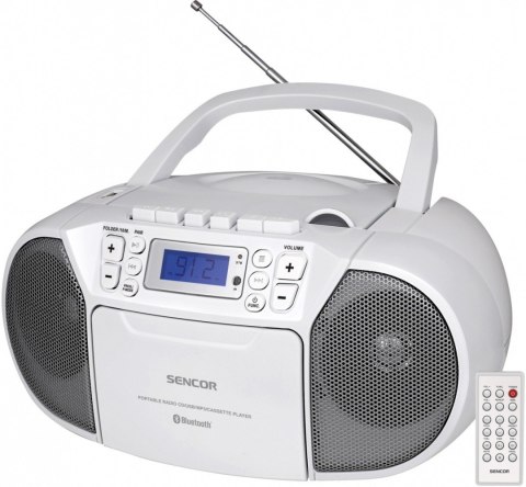 Radiomagnetofon z CD SPT 3907W MP3, USB, Bluetooth Sencor Radiomagnetofon z CD SPT 3907W MP3, USB, Bluetooth Sencor