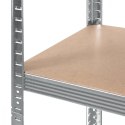 Regał magazynowy metalowy szafka 175 kg x5 ocynk rozkładany MDF GB378 GreenBlue