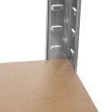 Regał magazynowy metalowy szafka 175 kg x5 ocynk rozkładany MDF GB378 GreenBlue