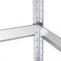 Regał magazynowy metalowy szafka 175 kg x5 ocynk rozkładany MDF GB378 GreenBlue