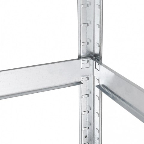Regał magazynowy metalowy szafka 175 kg x5 ocynk rozkładany MDF GB378 GreenBlue