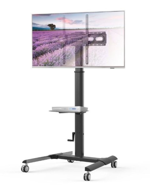 Stojak Mobilny LCD/LED 32-70cali, 40kg z półką Techly Stojak Mobilny LCD/LED 32-70cali, 40kg z półką Techly
