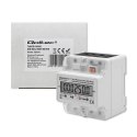 Trójfazowy elektroniczny licznik | miernik zużycia energii na szynę DIN | 400V | LCD | 4P Qoltec