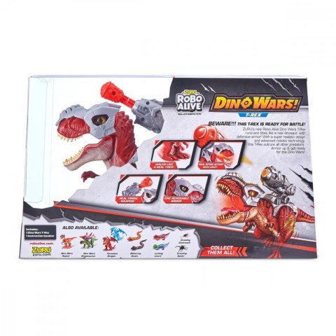 Figurka interaktywna Robo Alive Dino Wars T-Rex ZURU Robo Alive Figurka interaktywna Robo Alive Dino Wars T-Rex ZURU Robo Alive