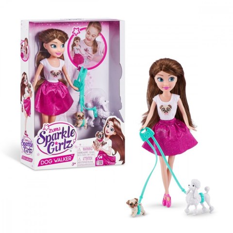 Lalka 10.5 cala Zestaw Spacer z psem ZURU Sparkle Girlz Lalka 10.5 cala Zestaw Spacer z psem ZURU Sparkle Girlz
