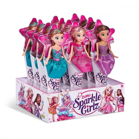 Lalka Księżniczka w rożku 10.5 cala display 12 sztuk ZURU Sparkle Girlz Lalka Księżniczka w rożku 10.5 cala display 12 sztuk ZURU Sparkle Girlz