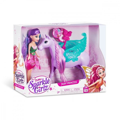 Lalka Wróżka z koniem jednorożcem 10.5 cm zestaw ZURU Sparkle Girlz Lalka Wróżka z koniem jednorożcem 10.5 cm zestaw ZURU Sparkle Girlz