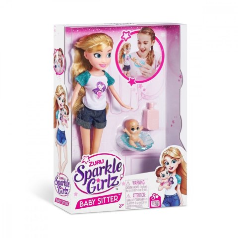 Lalka Zestaw Opiekunka do dzieci ZURU Sparkle Girlz Lalka Zestaw Opiekunka do dzieci ZURU Sparkle Girlz