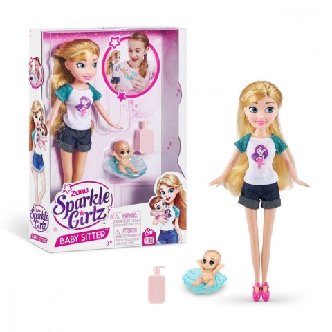 Lalka Zestaw Opiekunka do dzieci ZURU Sparkle Girlz Lalka Zestaw Opiekunka do dzieci ZURU Sparkle Girlz