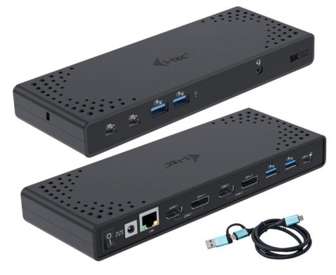 Stacja dokująca USB 3.0 / USB-C / Thunderbolt 3 Dual Display Gen2 + Power Delivery 100W I-tec Stacja dokująca USB 3.0 / USB-C / Thunderbolt 3 Dual Display Gen2 + Power Delivery 100W I-tec